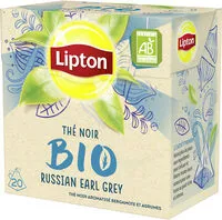 Mängden socker i Lipton Bio Thé Noir Russian Earl Grey 20 sachets