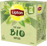 Mängden socker i Lipton Thé Vert Bio Nature 20 sachets Pyramid®