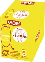 Mängden socker i Amora Mayonnaise Dijon Nature Œufs Français Flacon Souple Flacon Souple 685g 4 + 2 Offerts