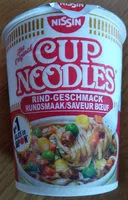 Mängden socker i Cup Noodles 5 Spices Beef