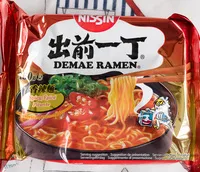 Socker och näringsämnen i Nissin demae ramen