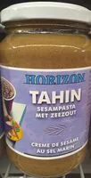 Mängden socker i Horizon Tahin Sesampasta Met Zeezout Eko