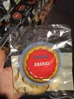 Mängden socker i Ananas séchés
