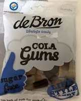 Mängden socker i Cola gums