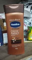 Mängden socker i Vaseline Intensive Care Cocoa Radiant