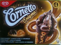 Mängden socker i Cornetto Enigma - Chocolat & Coeur au caramel