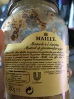 Mängden socker i Moutarde à l'ancienne 380g offre saisonnière