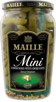 Mängden socker i Maille Mini Cornichons Petits Croquants Bocal 370g