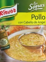 Mängden socker i Sopa pollo con cabello de angel