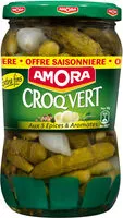 Mängden socker i Amora Cornichons Extra-Fins 380g Offre Saisonnière