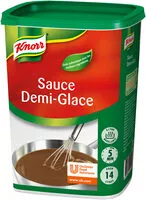 Mängden socker i Knorr Sauce demi-glace déshydratée 1,05kg jusqu'à 14L