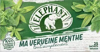 Mängden socker i Elephant Infusion Ma Verveine Menthe Tout Simplement 25 Sachets