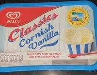 Mängden socker i Walls classic corniche vanilla ice cream