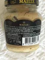 Mängden socker i 100ML MOUTARDE ANCIEN/OLIVE