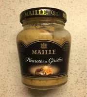 Mängden socker i Maille Moutarde au vin blanc Pleurotes et Girolles 110g