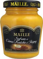 Mängden socker i Maille Moutarde Safran et Crème d'Isigny 108g