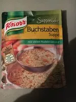 Mängden socker i Suppenliebe Buchstaben Suppe