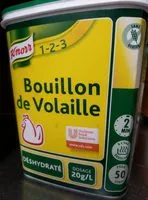 Mängden socker i Bouillon Volaille 1-2-3 pour 50L