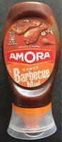 Mängden socker i Amora sauce barbecue miel douce & fumée