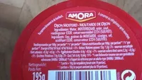 Mängden socker i Moutarde de Dijon
