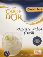 Mängden socker i Mousse sabor Limón