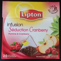 Mängden socker i Infusion séduction cranberry 
