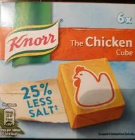 Mängden socker i knorr chicken cubes