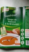 Mängden socker i Soupe de poisson à la bretonne