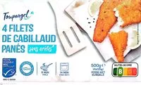 Mängden socker i 4 filets de cabillaud panés