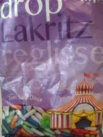 Mängden socker i drop Lakritz reglisse