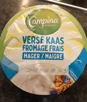 Mängden socker i Campina fromage frais