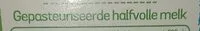 Mängden socker i Gepasteuriseerde halfvolle melk