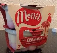 Mängden socker i Griesmeelpudding met rode bessensaus
