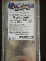 Mängden socker i Rollmops