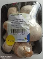 Mängden socker i Champignons blancs de Paris