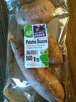 Mängden socker i Patate douce