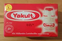 Mängden socker i Yakult