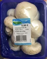 Mängden socker i Champignons de Paris