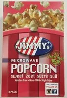 Mängden socker i Pop Corn Sucré Microwave