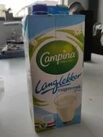 Mängden socker i Campina lang lekker magere melk