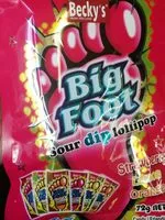 Mängden socker i Big foot