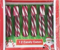 Mängden socker i Candy canes