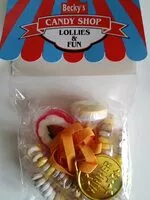 Mängden socker i Lollies and fun