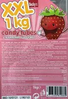 Mängden socker i Candy tubes