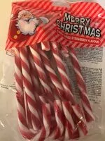 Mängden socker i Candy canes strawberry flavour