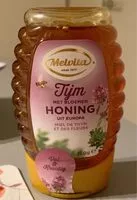 Mängden socker i Honing met tijm en bloemen