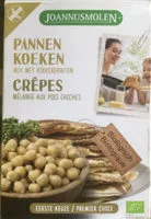 Mängden socker i Crêpes - mélange aux pois chiches