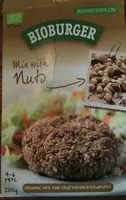 Mängden socker i Bioburger - Mélange aux noisettes et amandes