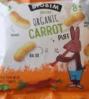 Mängden socker i Organic carrot puff