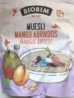 Mängden socker i Muesli mangue abricot
